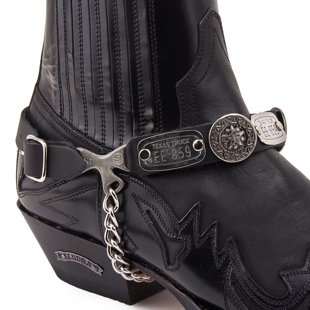 sendra-arnes-53-negro-stiefel-harness-leder-schwarz image 3