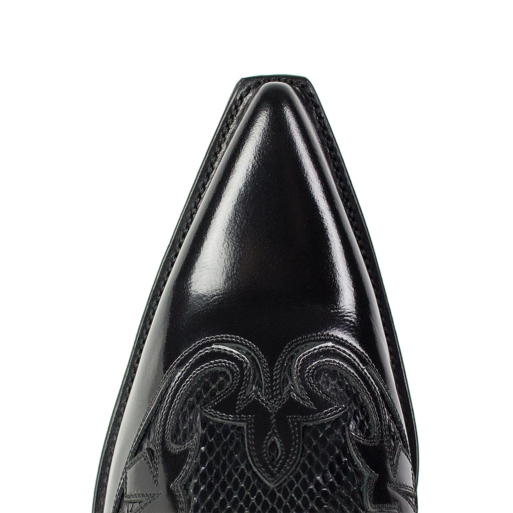 sendra-boots-9396p-javi-piton-negro-exotic-cowboystiefel-herren image 5