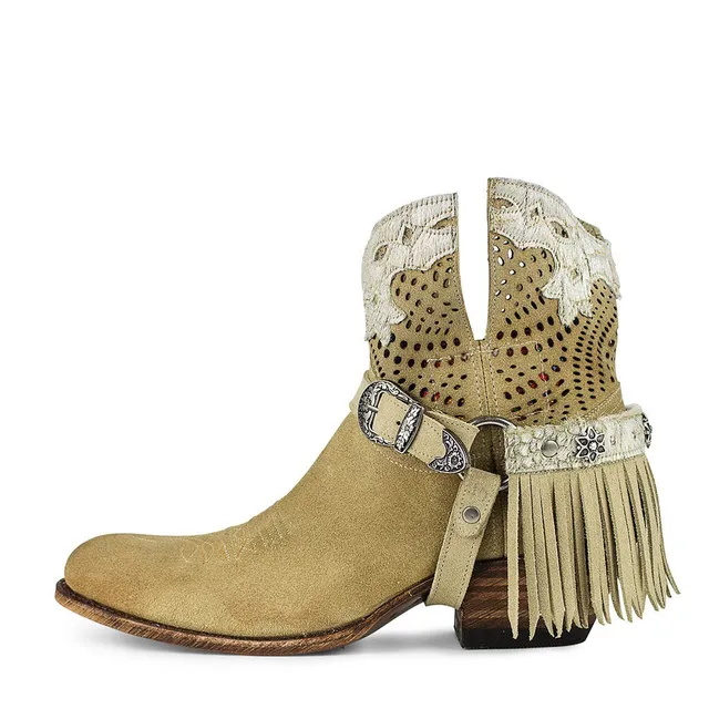 sendra-boots-15107-debora-serraje-cowboy-bot-n-wei-silber image 1