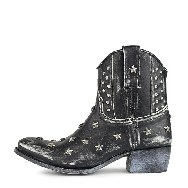 sendra-boots-10600-sara-raspado-negro-damen-cowboy-boot-mit-4-5-cm-absatz-und-go image 1