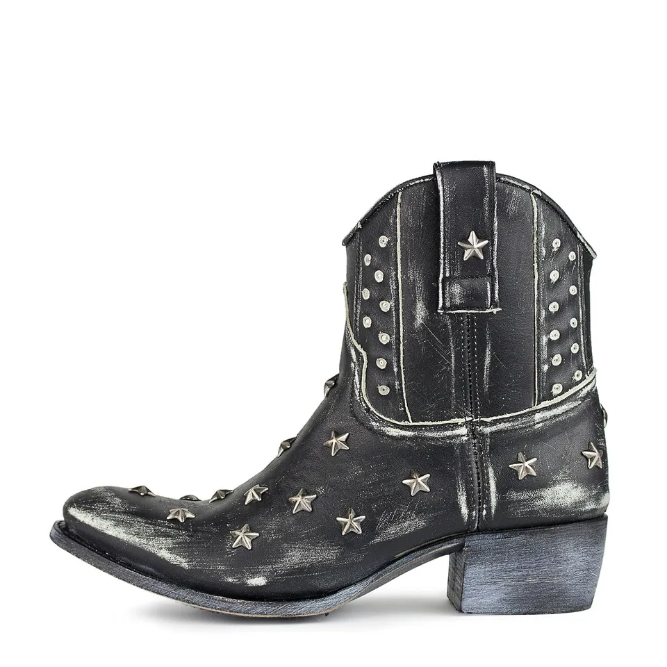 sendra-boots-10600-sara-raspado-negro-damen-cowboy-boot-mit-4-5-cm-absatz-und-go image 1
