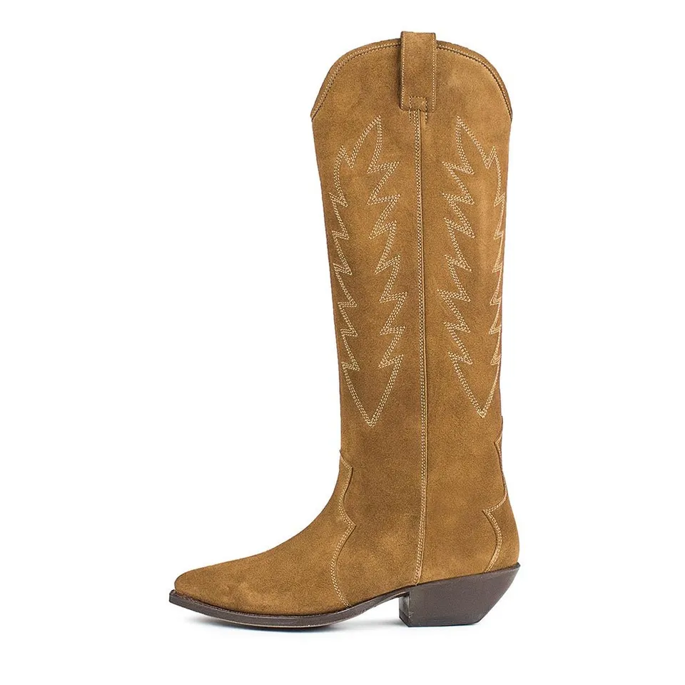 sendra-boots-16127-ema-serraje-kalejeido-158-damenstiefel-braun-hoher-schaft image 1