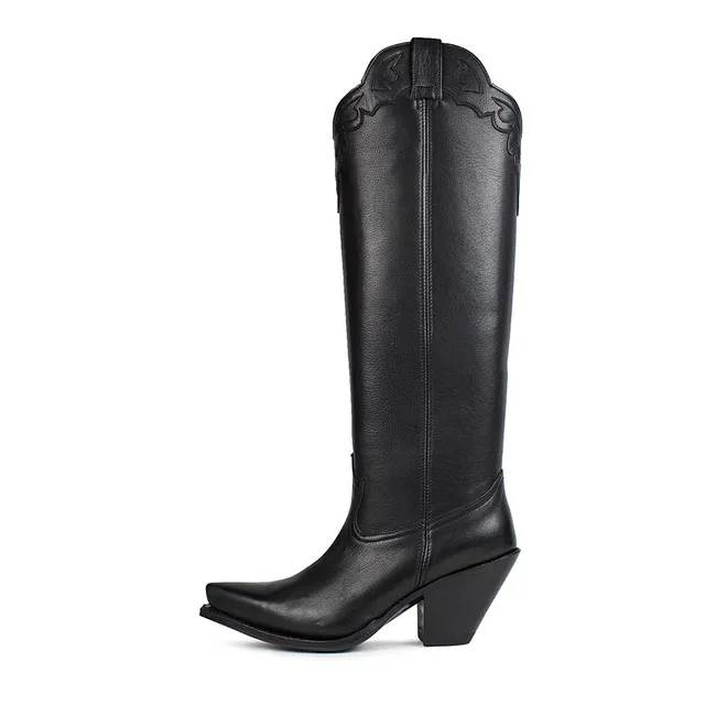 sendra-boots-17900-gorca-salvaje-negro-damen-cowboystiefel-extrahoch image 1