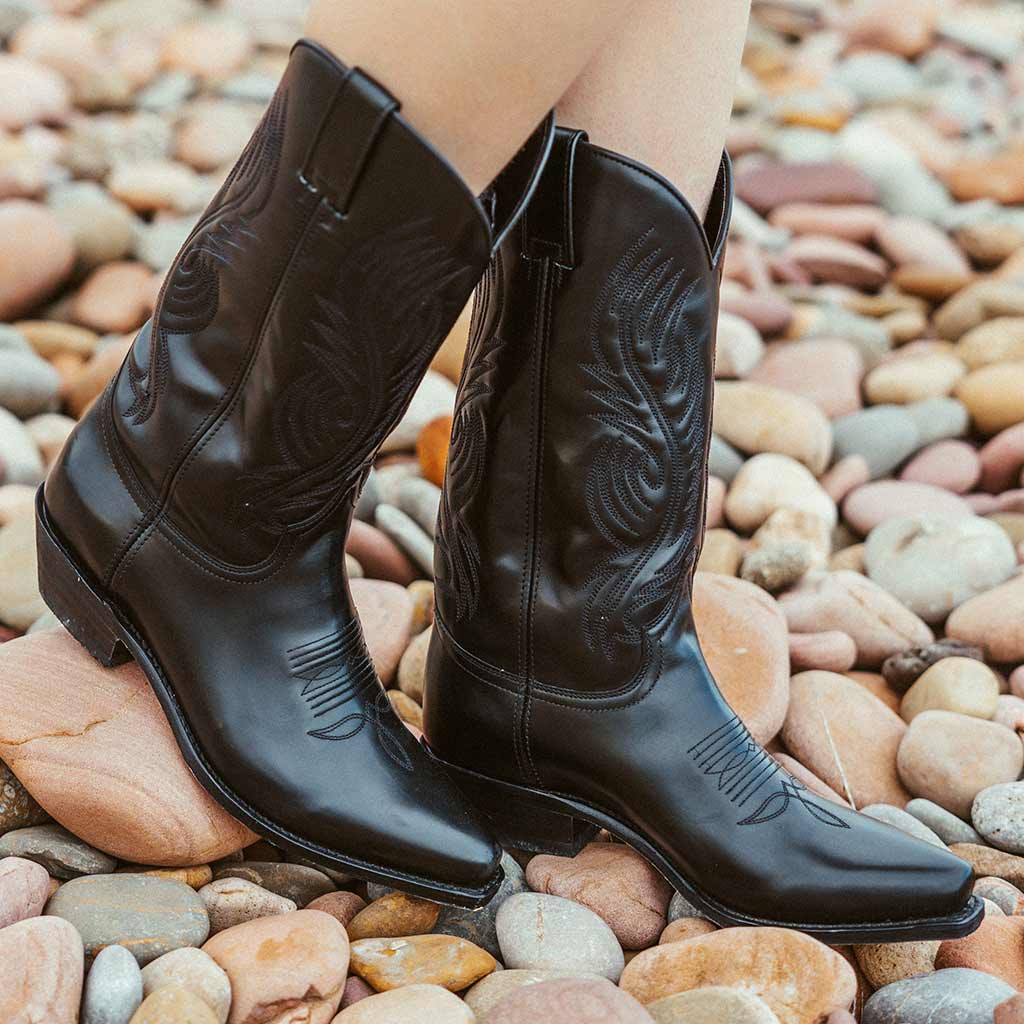 sendra-boots-16456-red-antic-negro-damen-cowboystiefel image 7