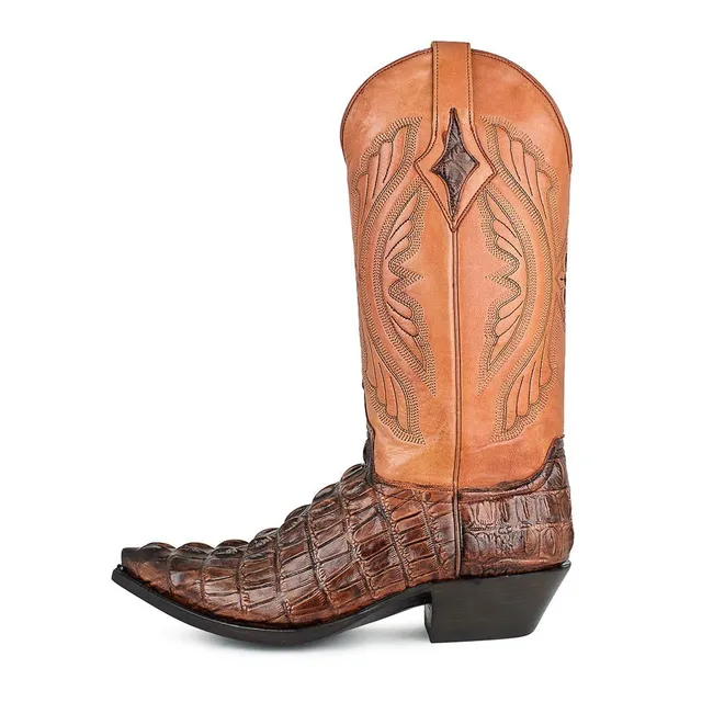 sendra-boots-chihuahua-kaiman-imitat-cognac-exotic-cowboystiefel image 1