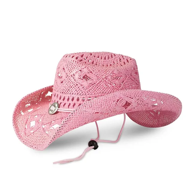 sendra-boots-sombrero-gisselle-rosa-cowboyhut-aus-stroh image 1