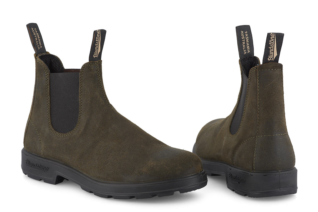 blundstone-1615-chelsea-boot-dark-olive-suede-gewachst image 3
