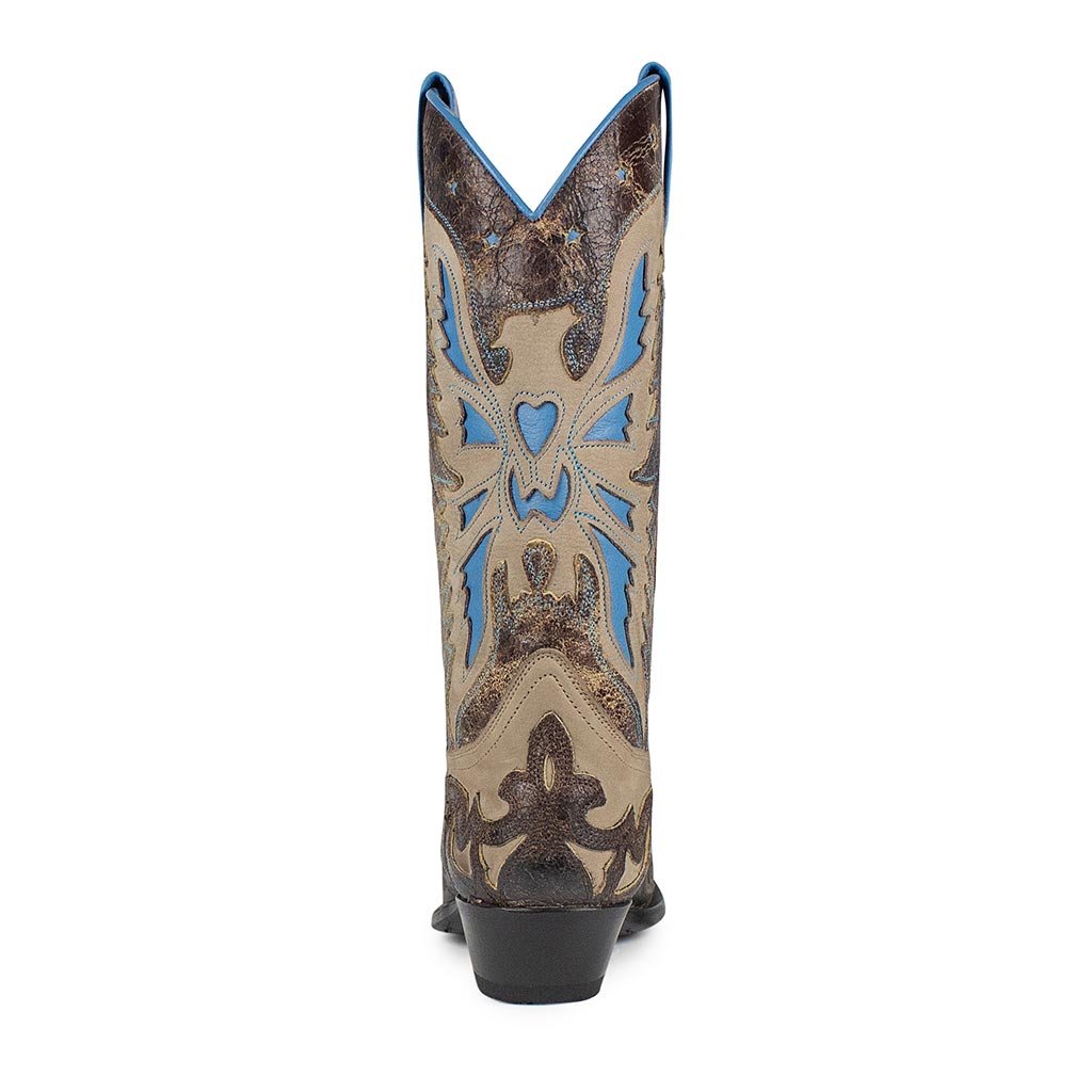sendra-boots-6885-cuervo-nobuck-softy-damen-cowboy-stiefel-barbados image 4
