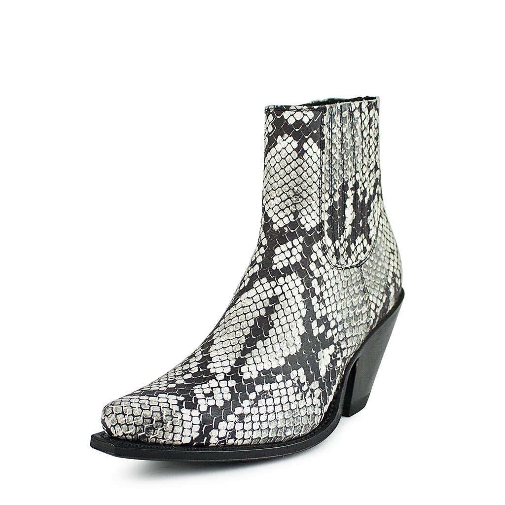 sendra-boots-16060-gorca-empire-damen-stiefelette-python-optik-8-cm-absatz image 2