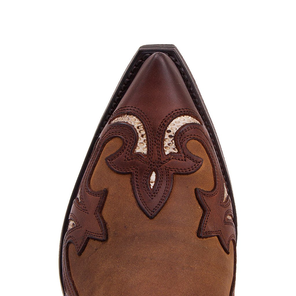sendra-boots-3242-cuervo-sprinter-python-cowboystiefel-braun image 5