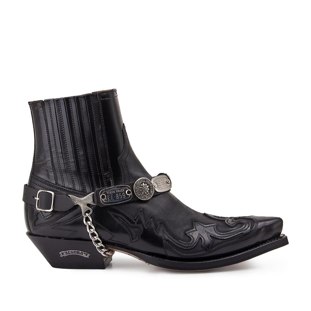 sendra-arnes-53-negro-stiefel-harness-leder-schwarz image 2