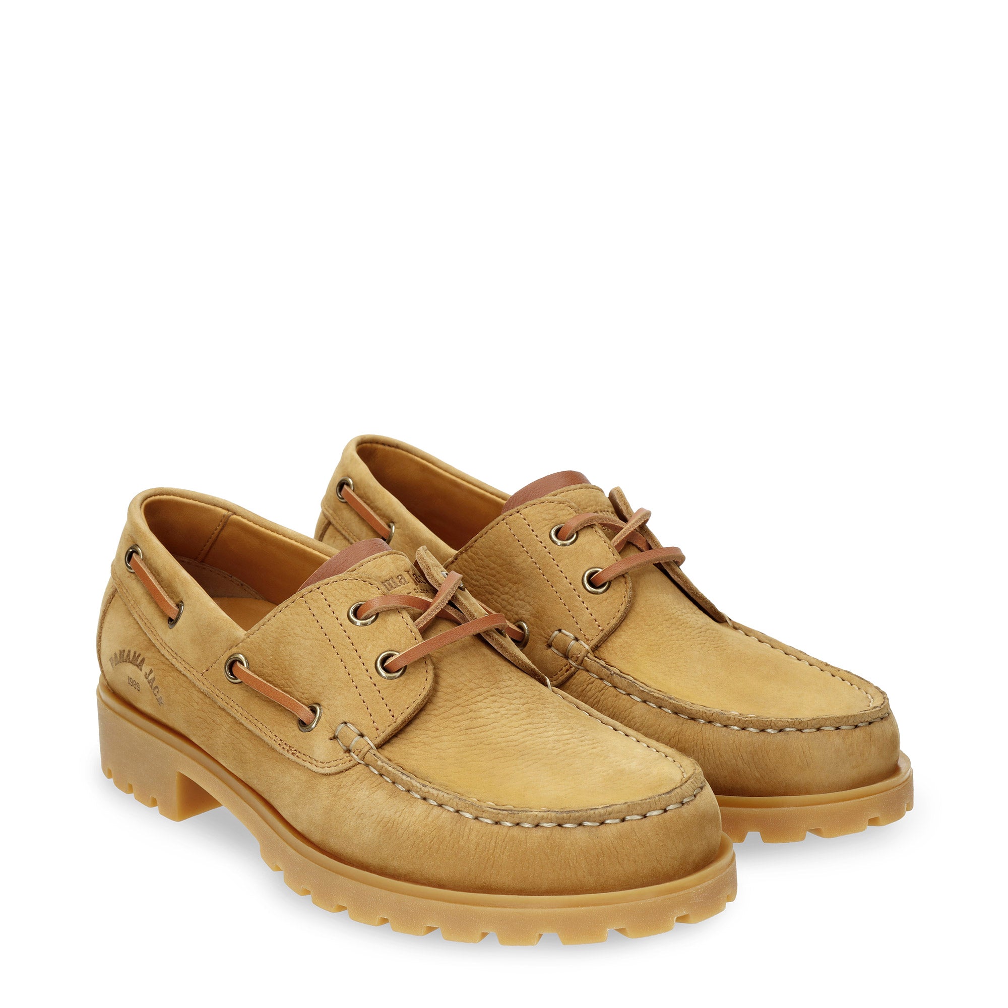 panama-jack-boat-b5-damen-bootsschuh-nobuck-ocre-waterproof image 3