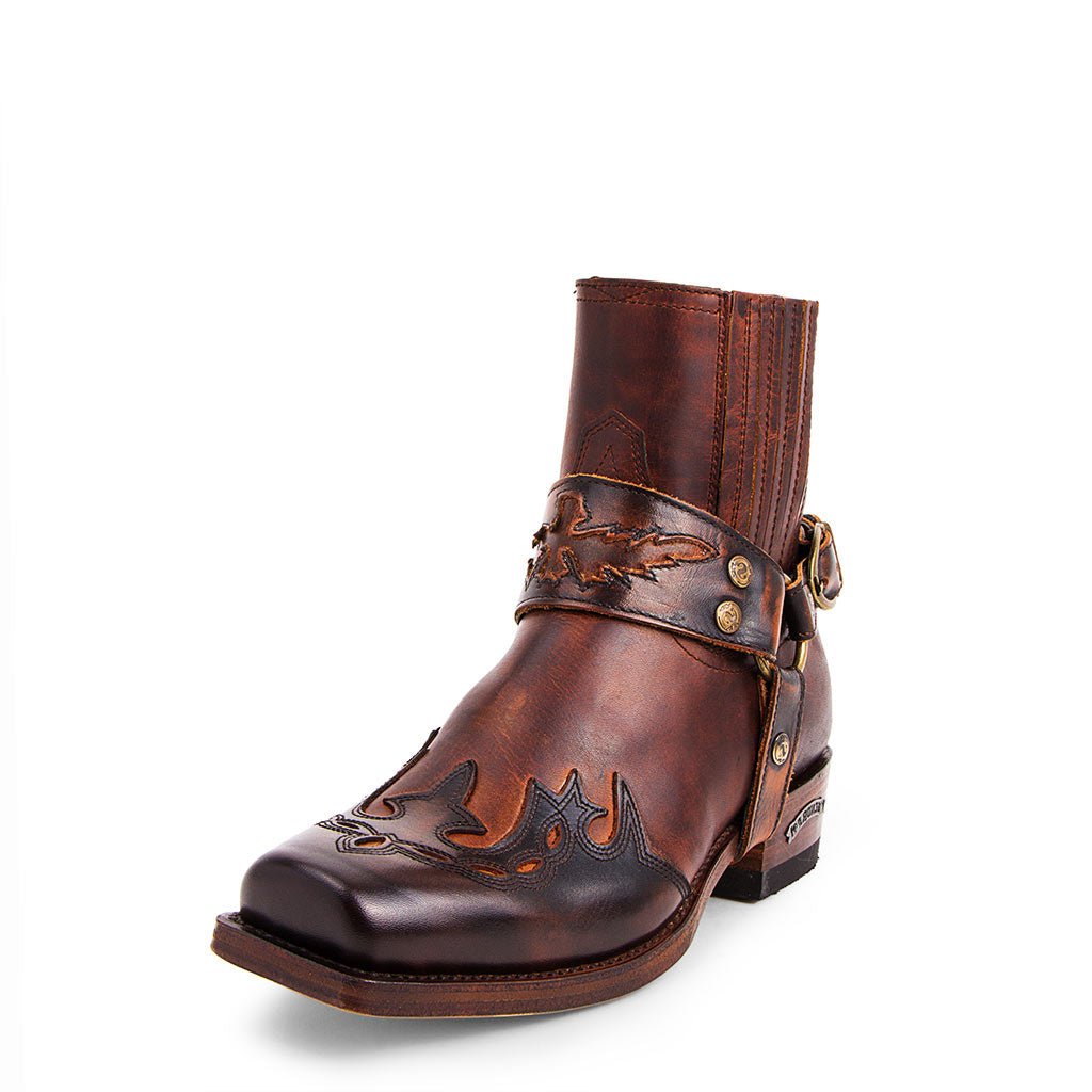 sendra-boots-7811-blues-britnes-unisex-biker-boots-braun image 2