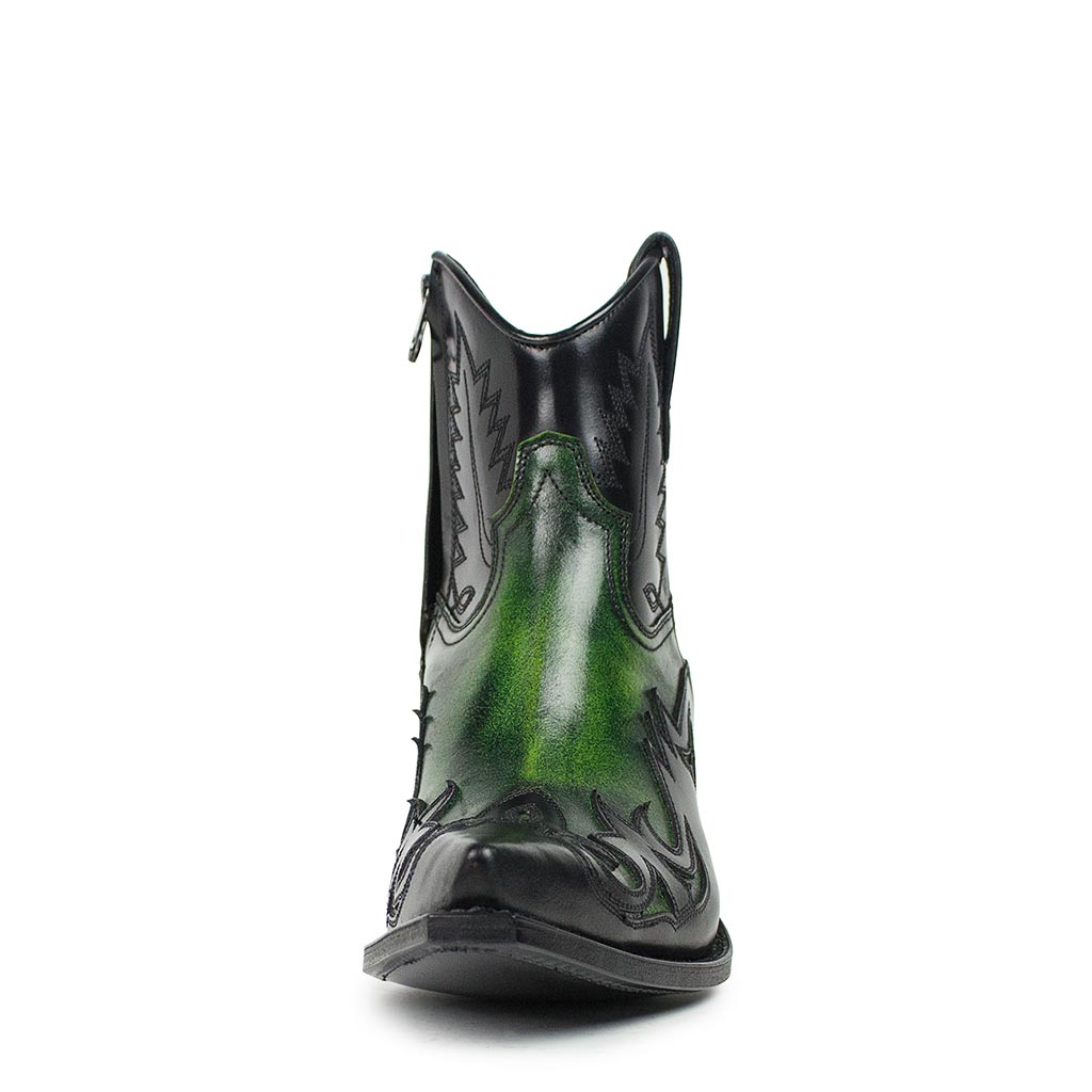 sendra-boots-16695-gorca-denver-verde-flora-negro-stiefelette image 3