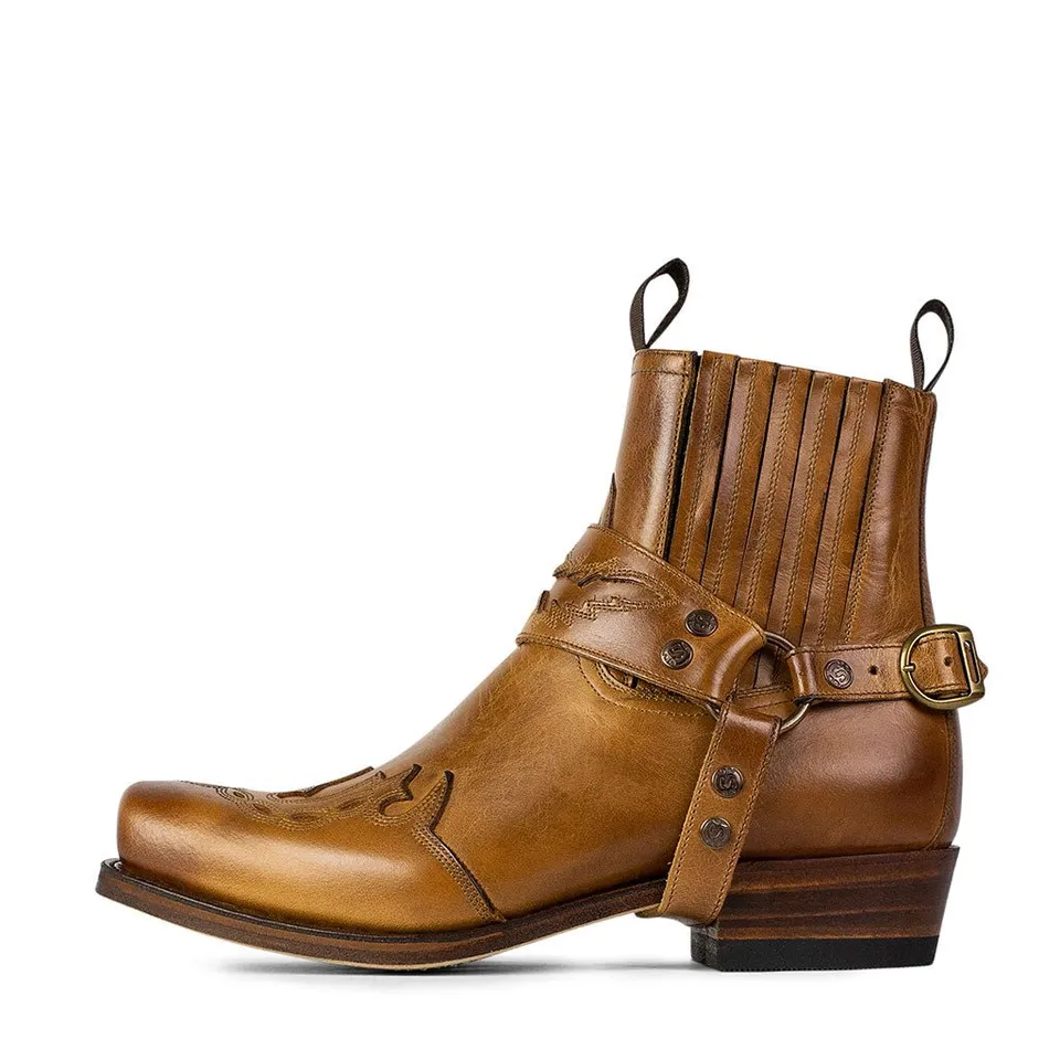 sendra-boots-7811-blues-frisko-teak-us-marron-leder-boots image 1