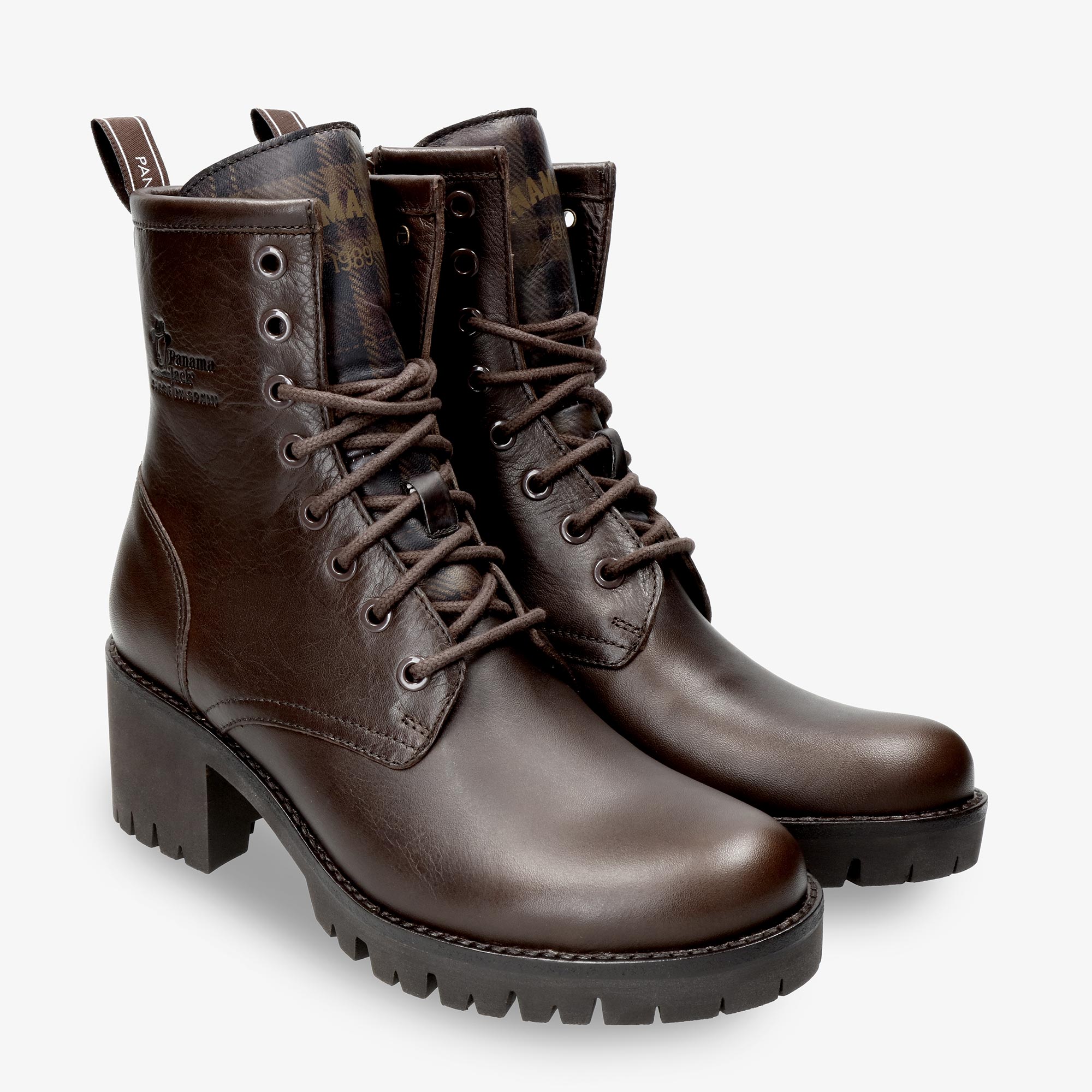 panama-jack-padma-plaid-b1-damenstiefelette-napa-marron-absatz image 4