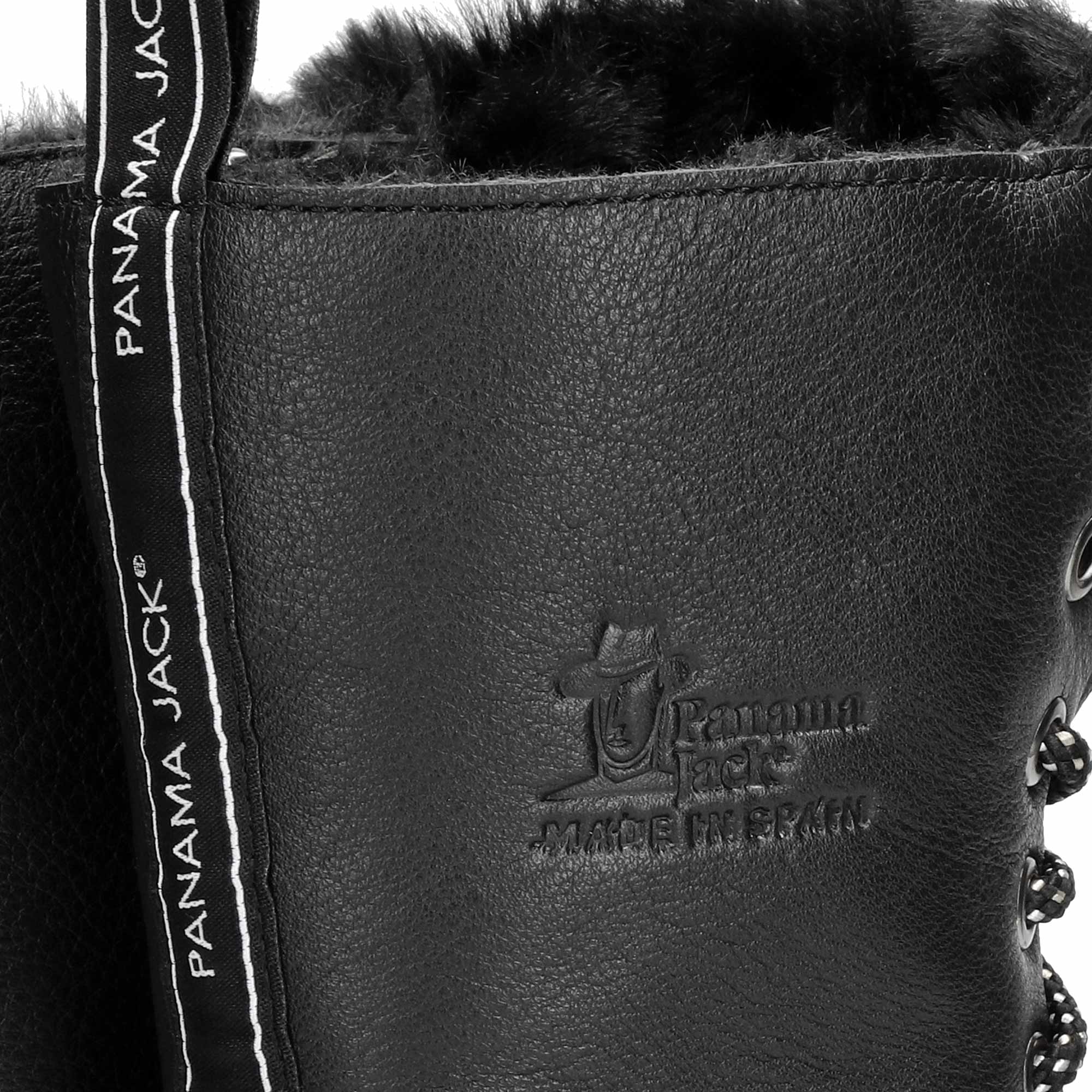 panama-jack-fiorela-b1-napa-negro-damenstiefel-flach-wasserdicht-schwarz image 7