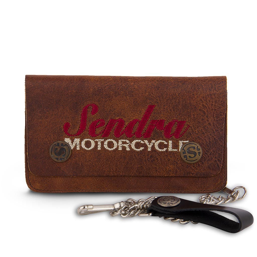 sendra-boots-motorcycle-evolution-geldb-rse-tang-braun-mit-kette image 1