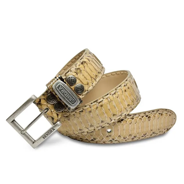 sendra-boots-8563-piton-barriga-panizo-exotikleder-g-rtel-4-cm image 1