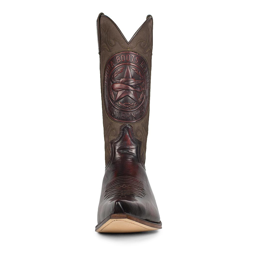 sendra-boots-2587-cuervo-florentic-fuchsia-nobuk-moka-cowboystiefel image 3