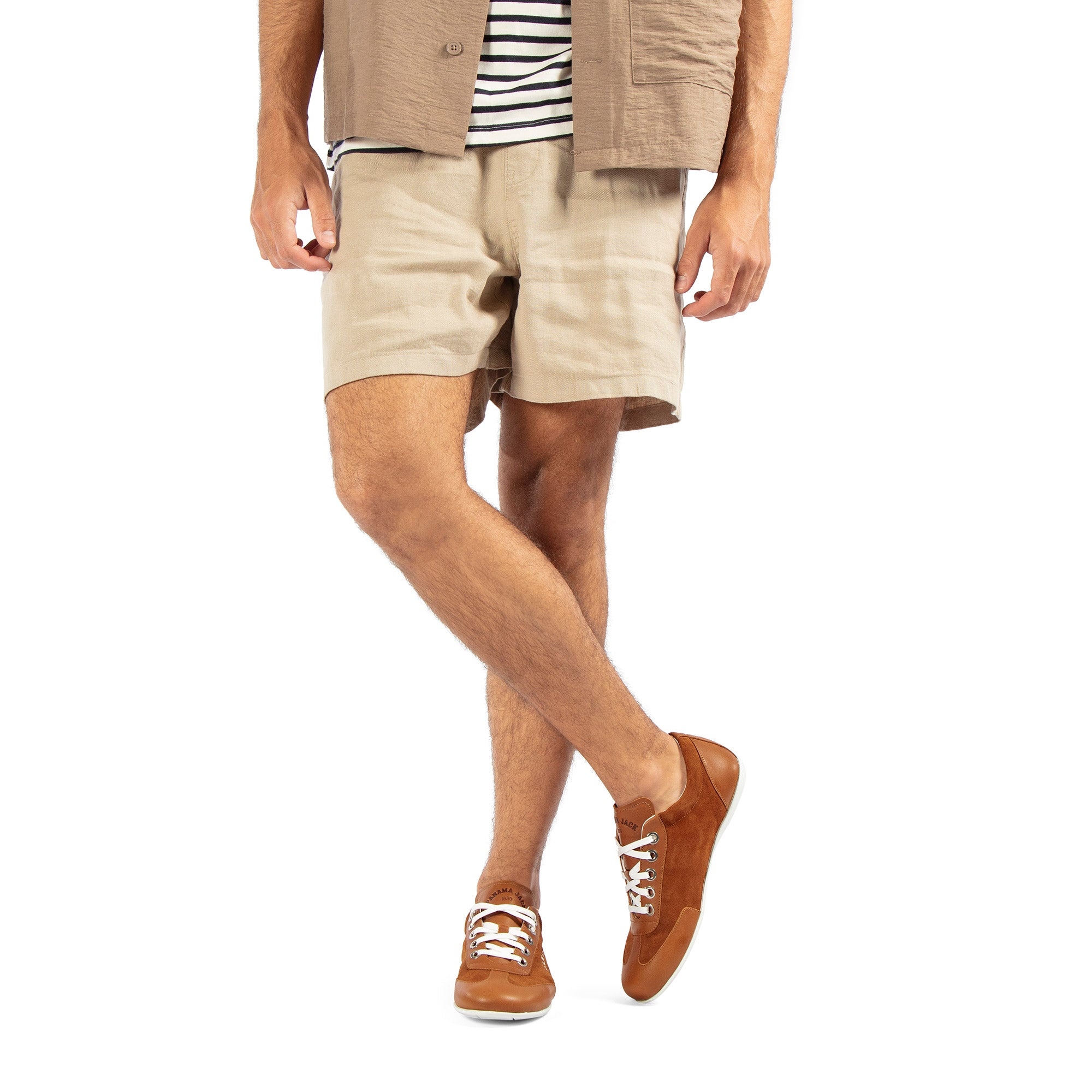 panama-jack-alek-c2-herren-sneaker-veloursleder-camel image 2
