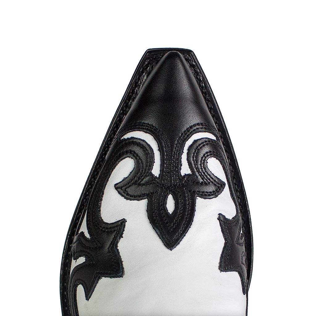 sendra-boots-18369-cuervo-gardu-a-cowboystiefel-schwarz-wei image 5