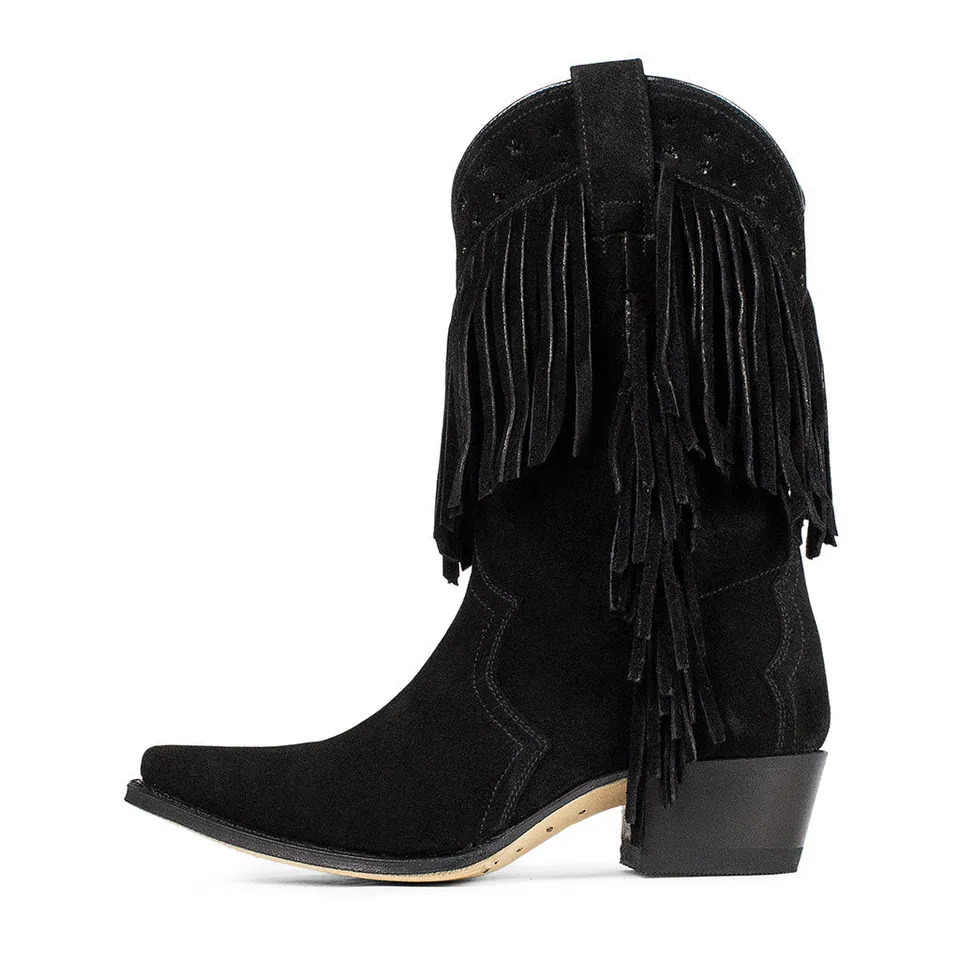 sendra-boots-17167-gene-serr-voley-negro-stiefel image 1