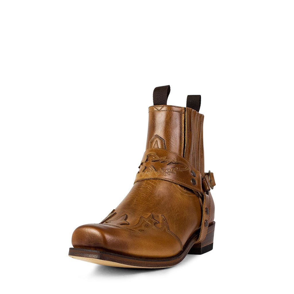 sendra-boots-7811-blues-frisko-teak-us-marron-leder-boots image 2