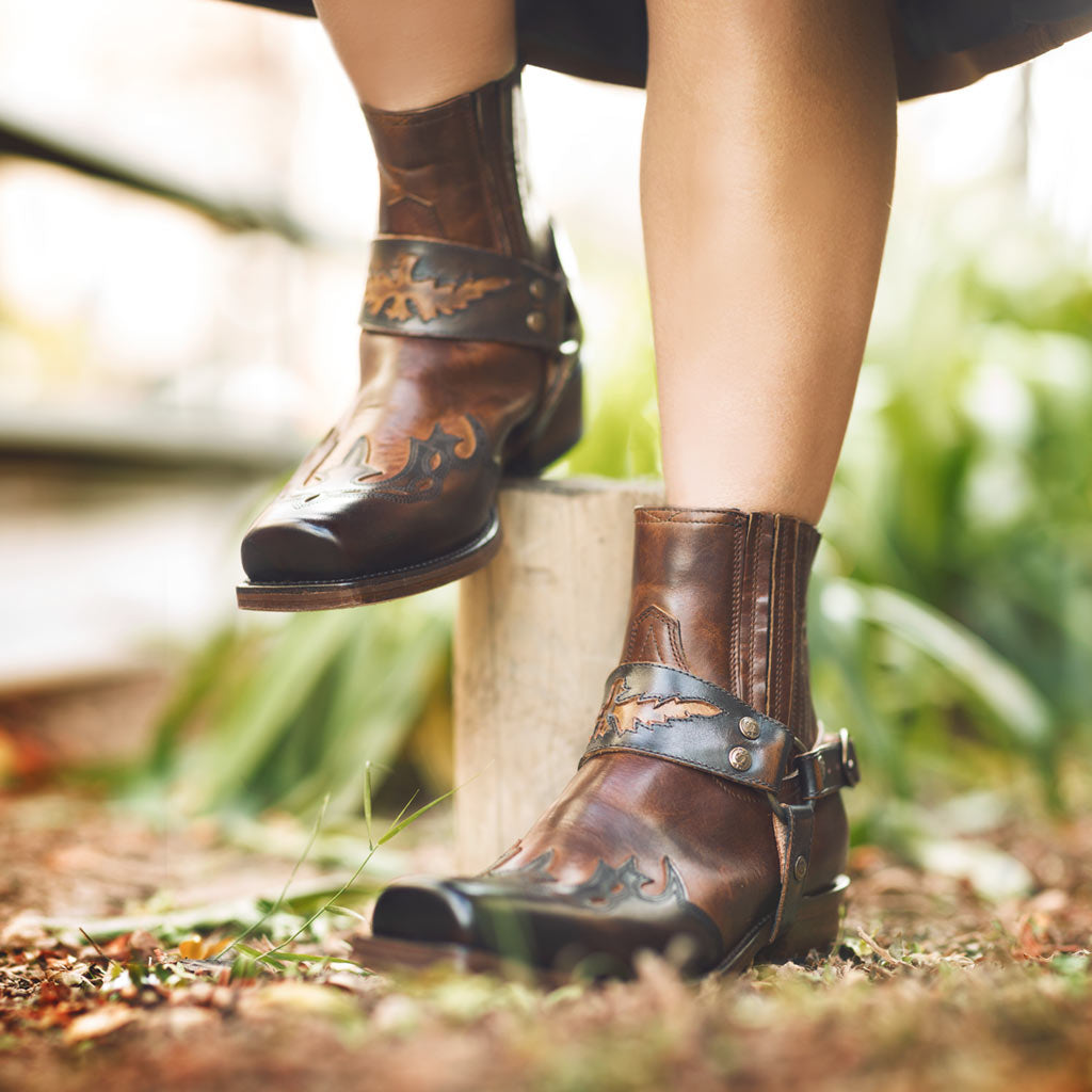 sendra-boots-7811-blues-britnes-unisex-biker-boots-braun image 7
