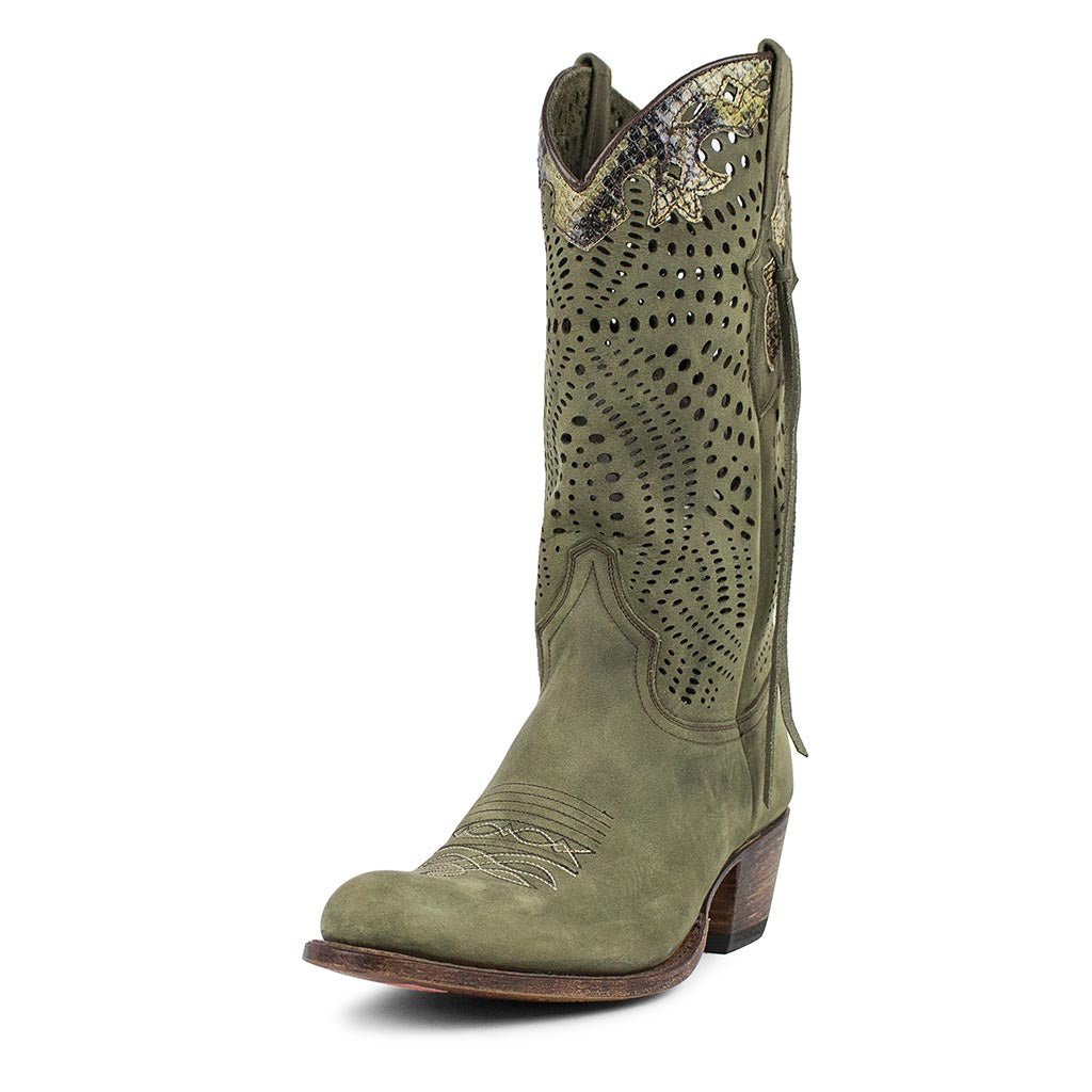 sendra-boots-15038-debora-flota-flint-cowboy-stiefel-gr-n image 2