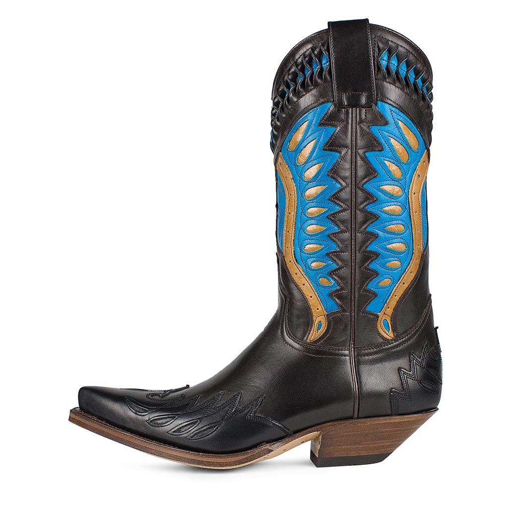 sendra-boots-5068-cuervo-snowbut-cowboy-boot-schwarz image 1