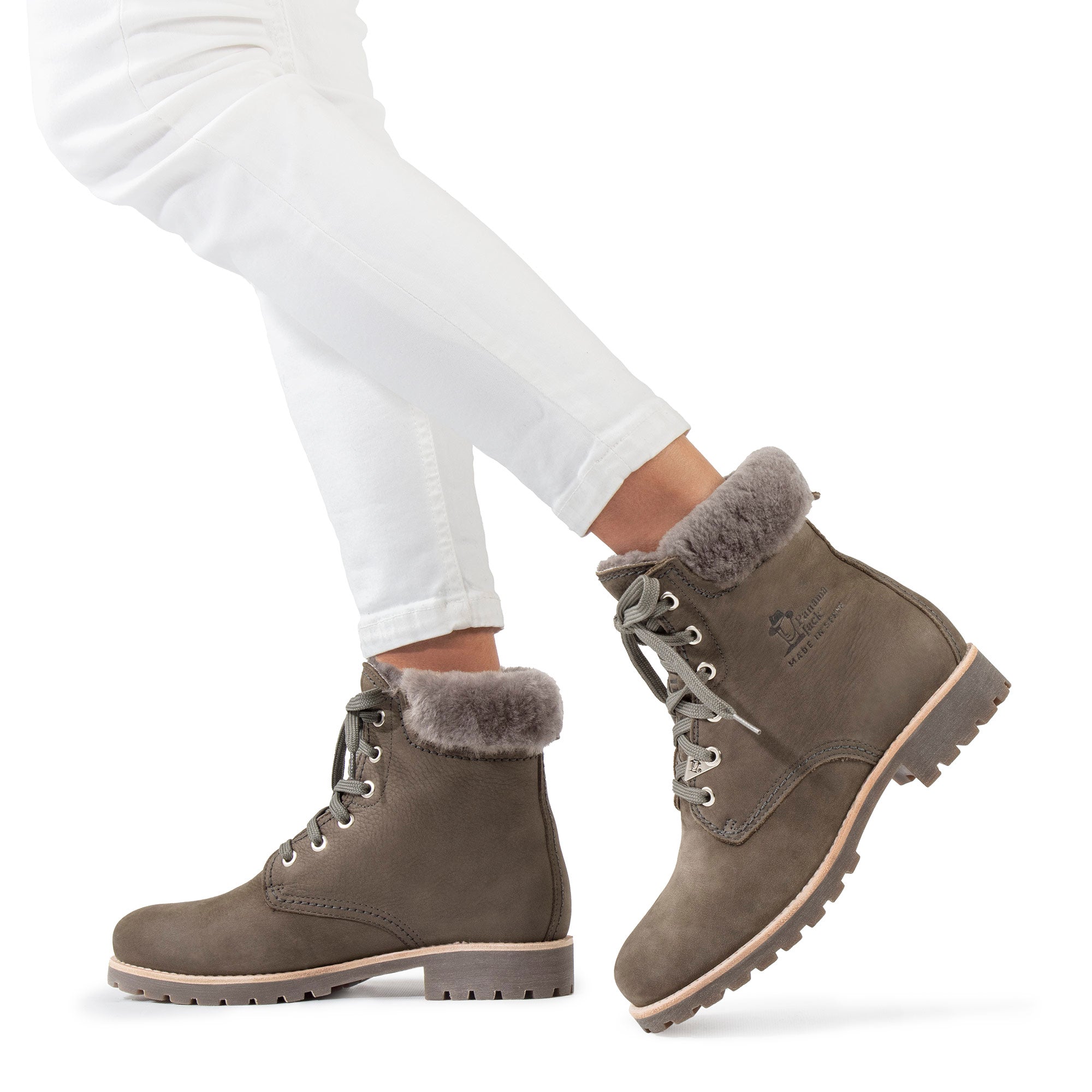 panama-jack-panama-03-igloo-b20-nobuck-gris-damenstiefel-nubuk-lammfell-grau image 2