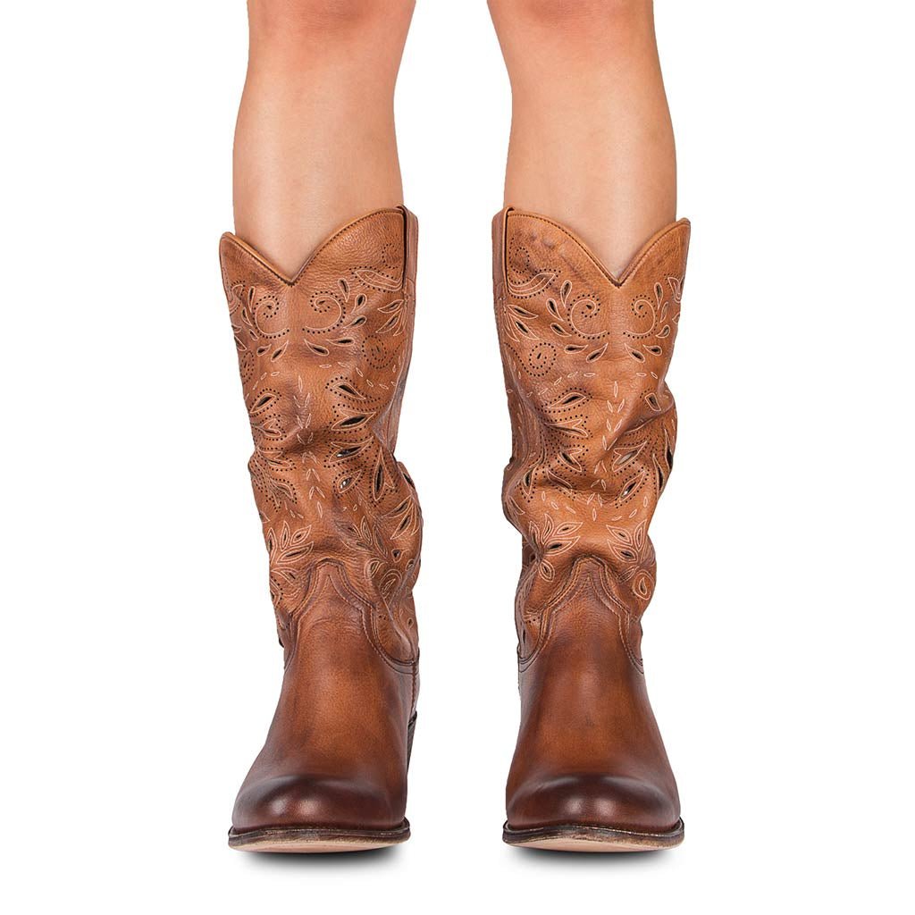 sendra-11360-debora-damen-cowboy-stiefel-miele-braun image 7