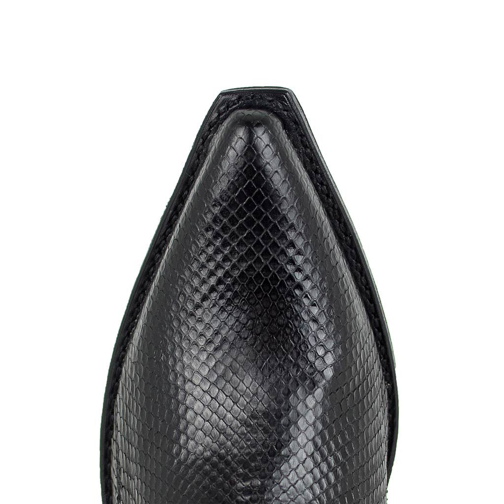 sendra-boots-1692-pico-piton-chelsea-boots-schwarz-glanz-python image 4