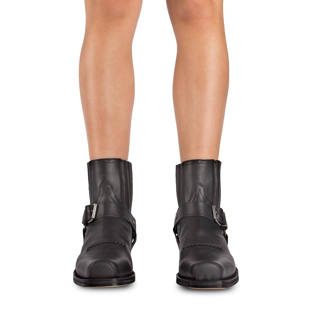sendra-6445-seta-pull-oil-negro-unisex-boots image 6
