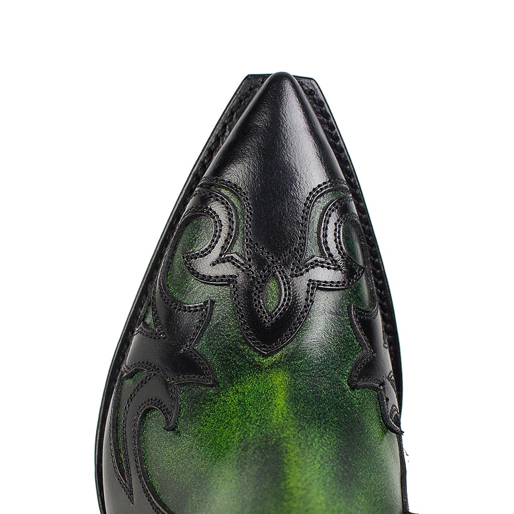 sendra-boots-16695-gorca-denver-verde-flora-negro-stiefelette image 5