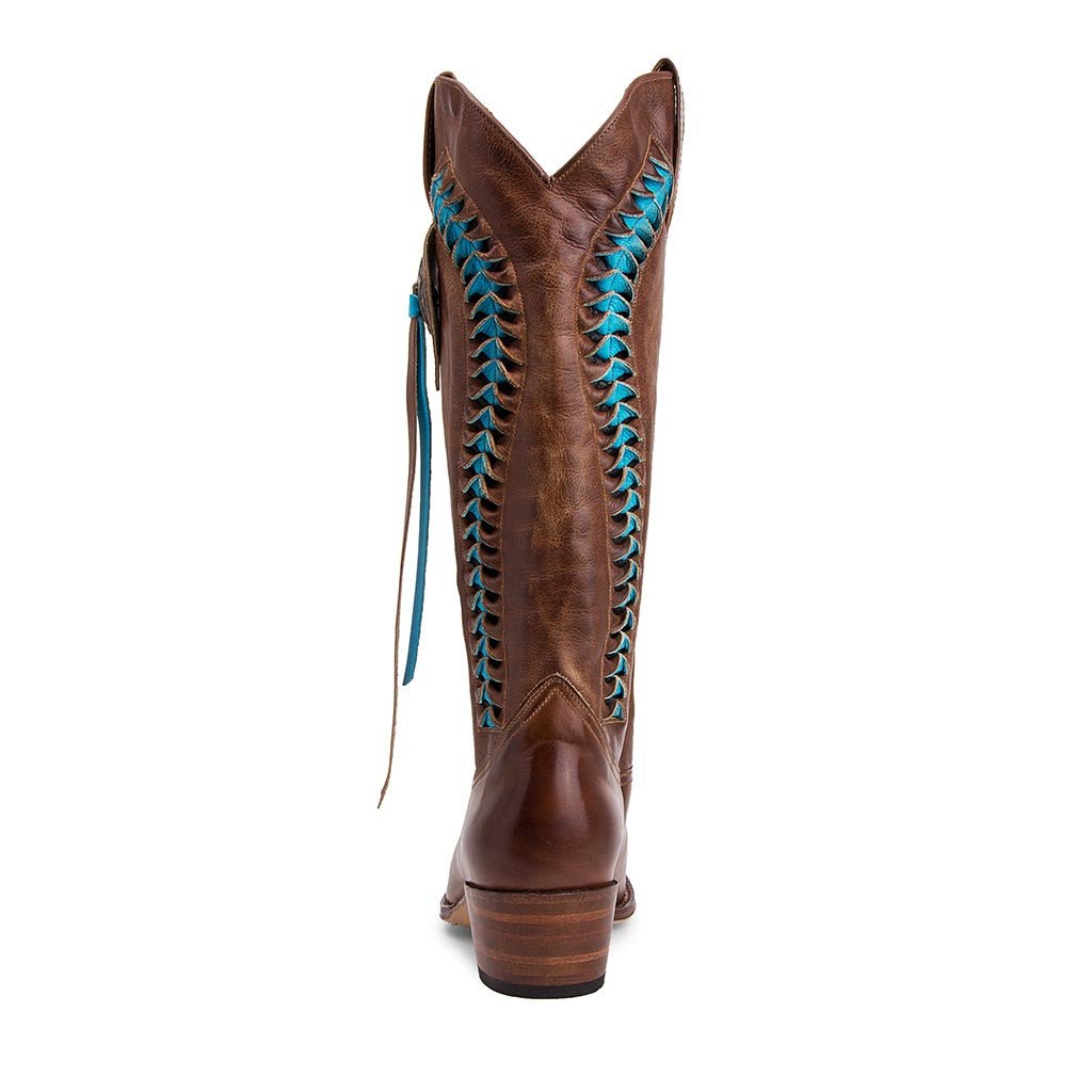 sendra-boots-8990-debora-olimpia-damenstiefel-braun-t-rkis image 3