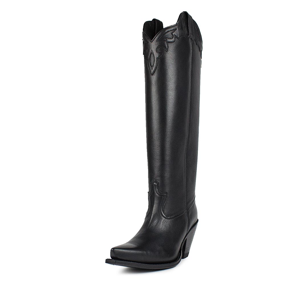 sendra-boots-17900-gorca-salvaje-negro-damen-cowboystiefel-extrahoch image 2