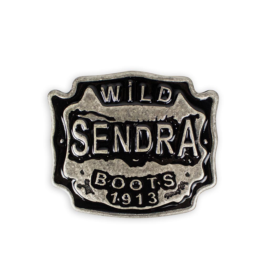 sendra-boots-2497-wild-g-rtelschnalle-silber-matt-schwarz image 1