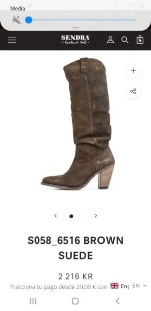 sendra-boots-6516-newf-serraje-marron-stiefel-braun-gr-38 image 1