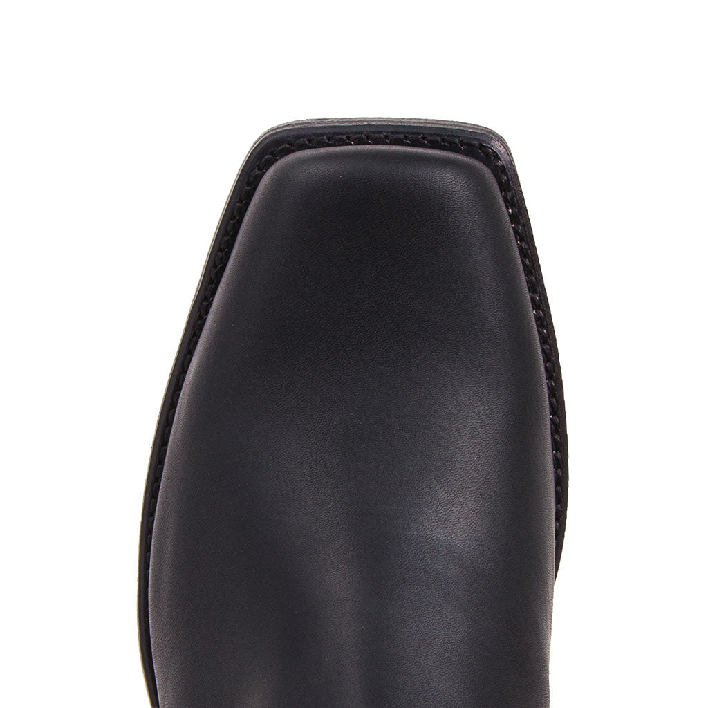 sendra-boots-2746-pete-pull-oil-negro-cowboy-stiefelette-aus-schwarzem-leder-mit image 5