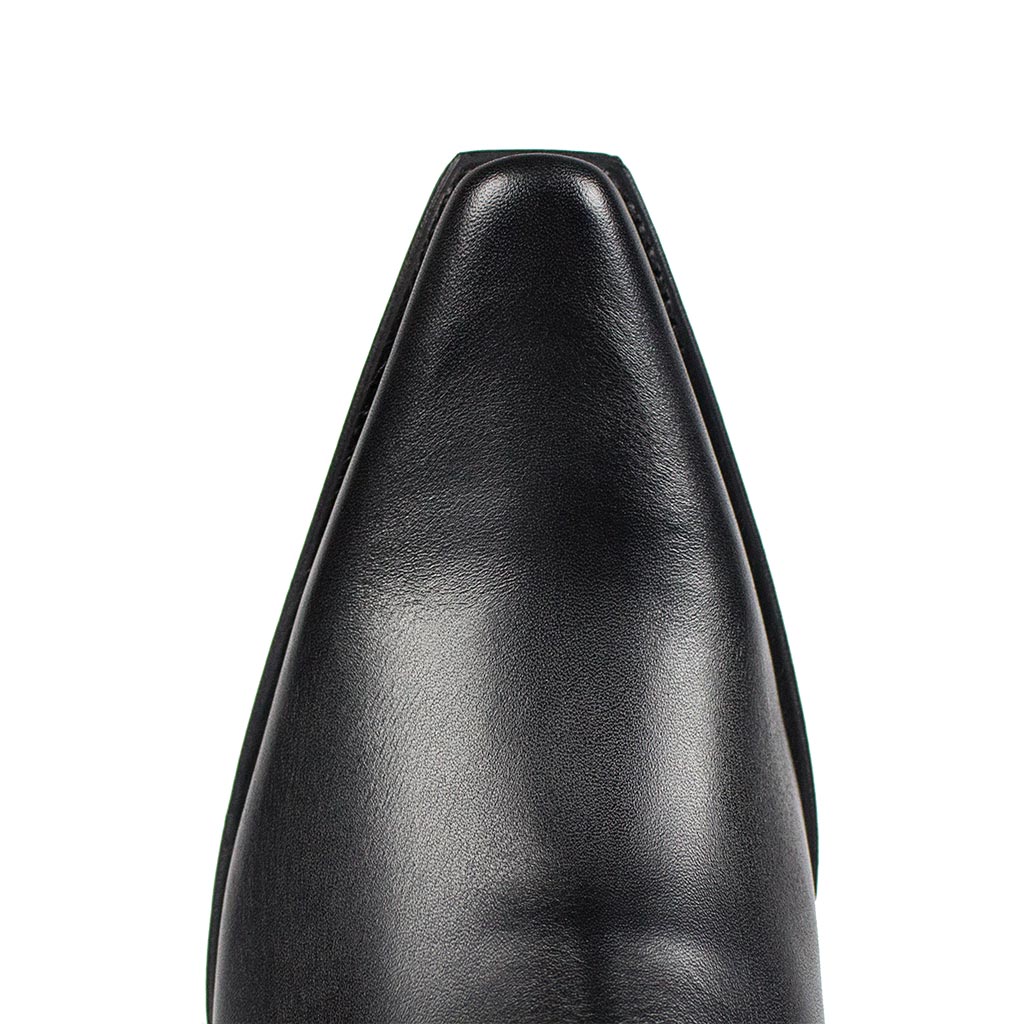 sendra-boots-5200-m-salvaje-negro-brillo-western-bootie-schwarz image 5