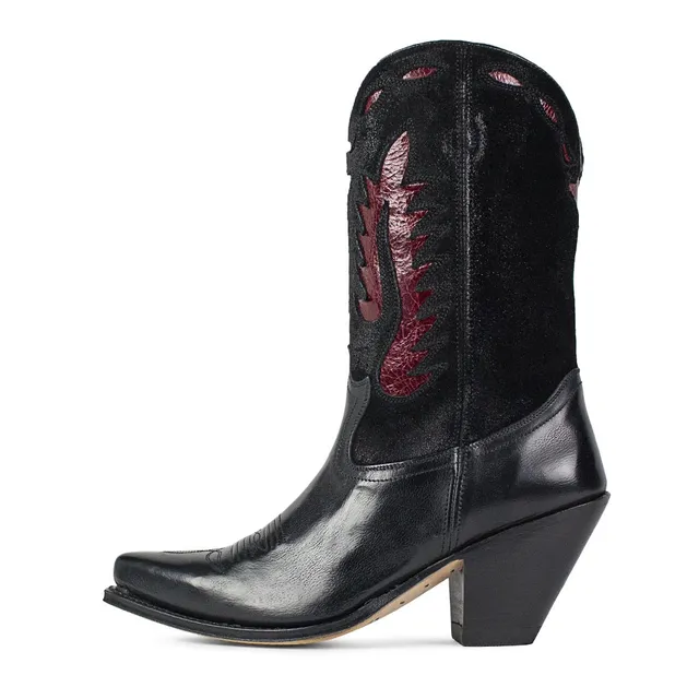 sendra-boots-18833sd2-lula-todi-negro-damen-stiefel image 1