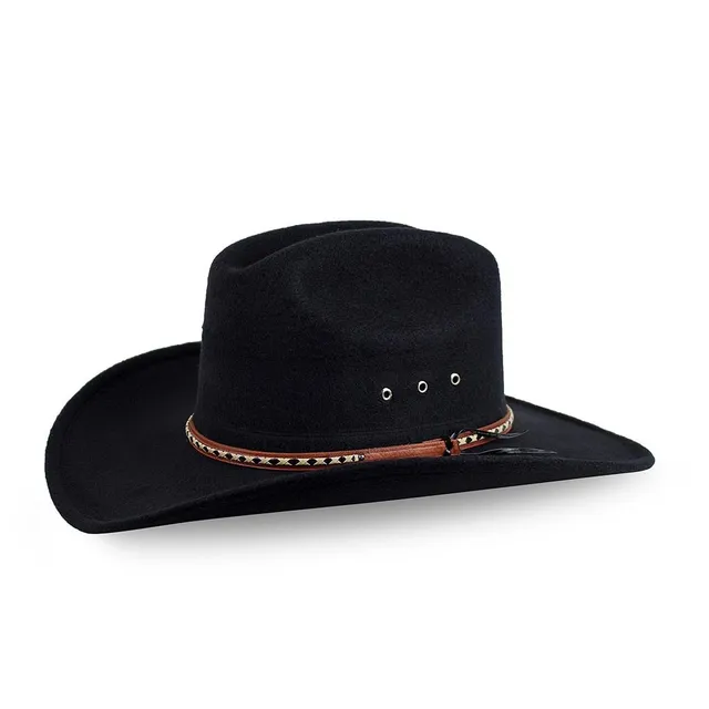 sendra-boots-sombrero-americano-negro-cowboy-hut-schwarz image 1