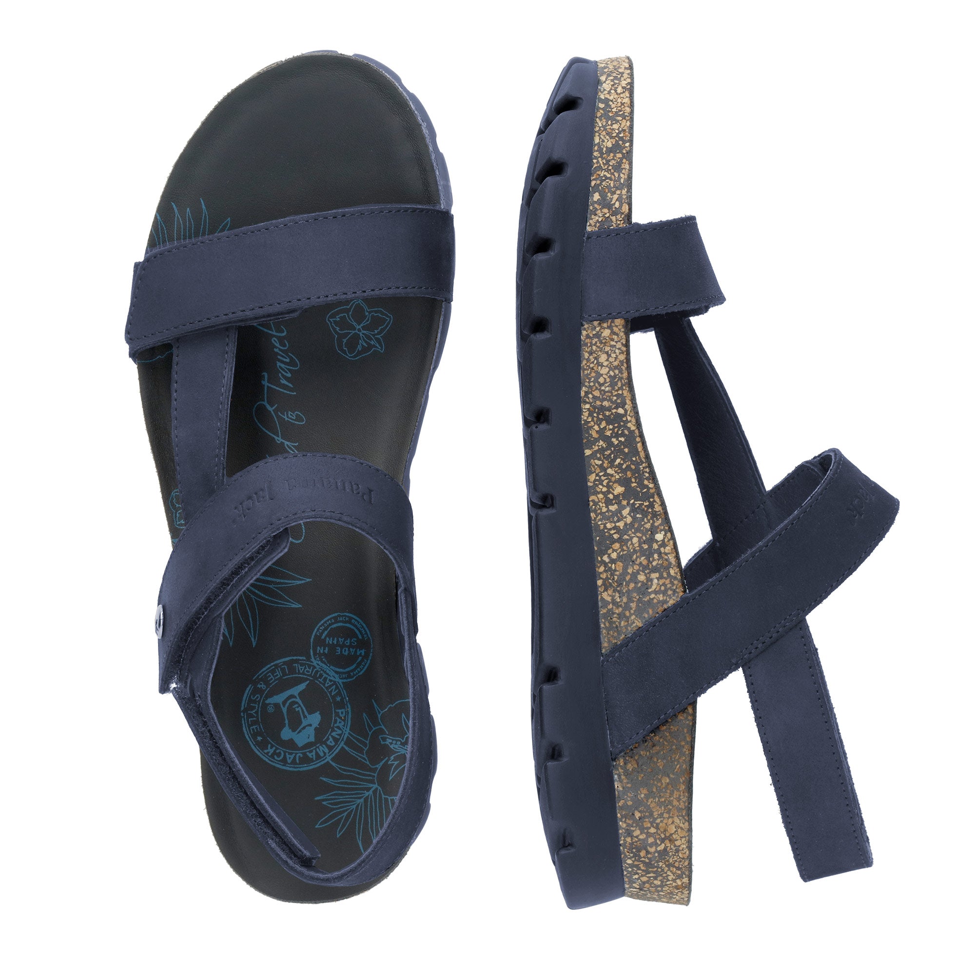 panama-jack-selma-basics-b1-damen-sandale-nobuck-marino-marine image 4