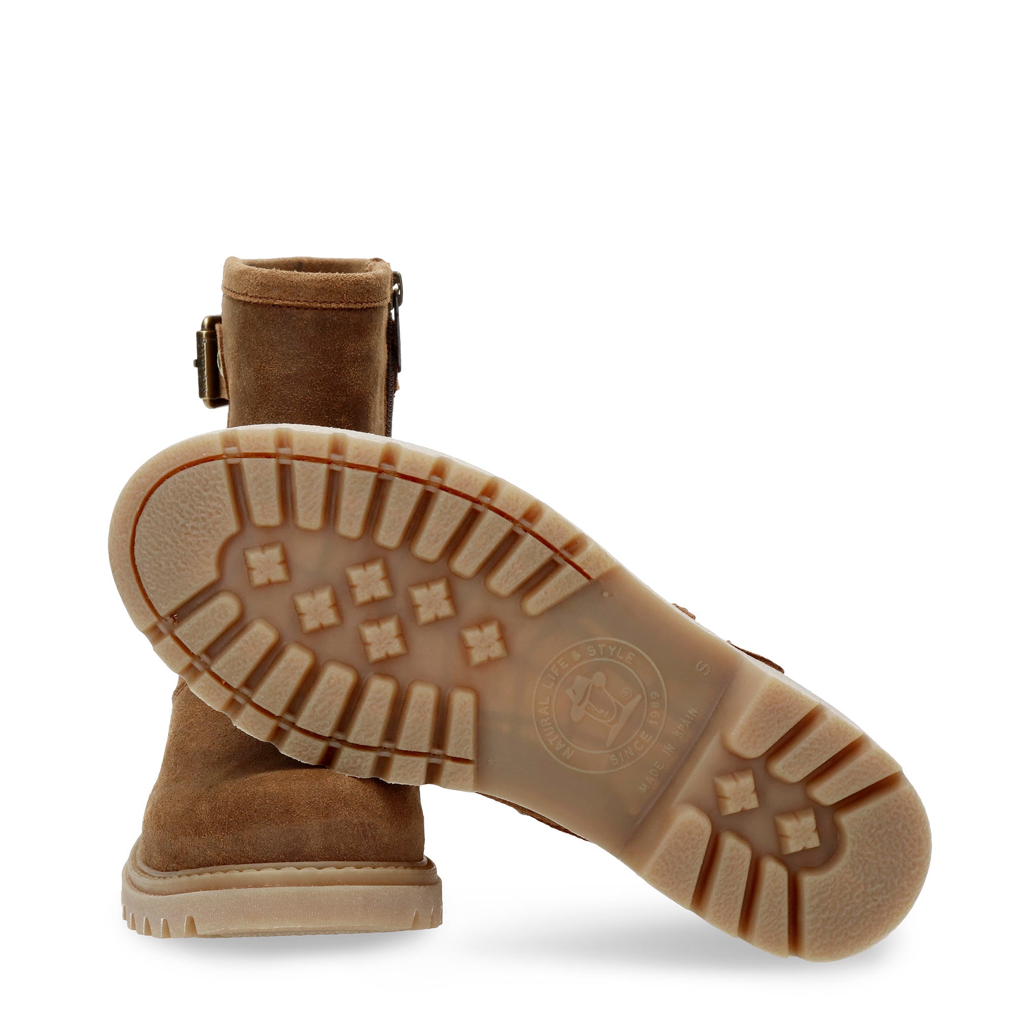 panama-jack-felina-b28-damenstiefel-velour-cuero-camel-flach image 5