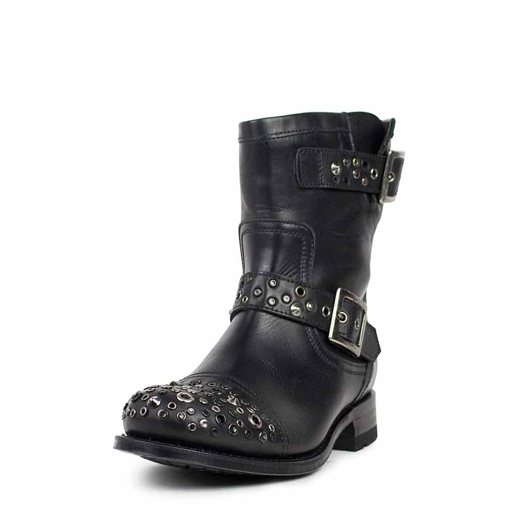 sendra-boots-10957-chiquita-palermo-negro-biker-stiefel-schwarz image 6