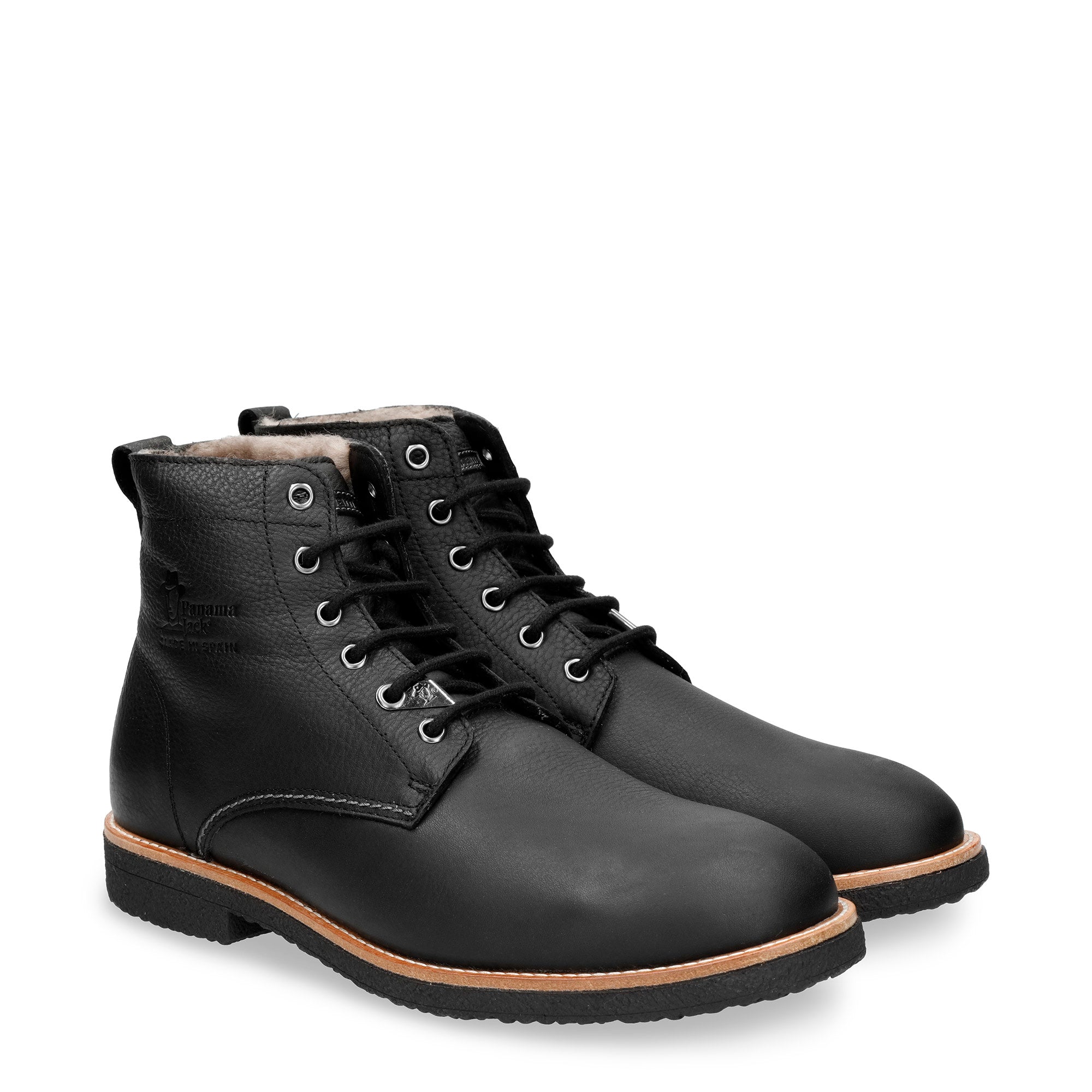 panama-jack-glasgow-igloo-c3-herrenstiefelette-waterproof-napa-schwarz-mit-lammf image 3