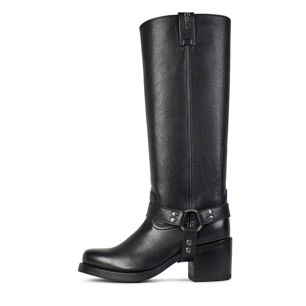 sendra-boots-16813-kika-salvaje-negro-biker-boots-schwarz-damen image 1