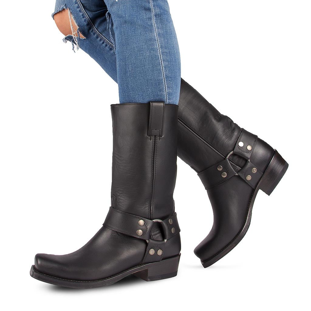 sendra-boots-8833-blues-pull-oil-negro-unisex-biker-stiefel-schwarz image 8